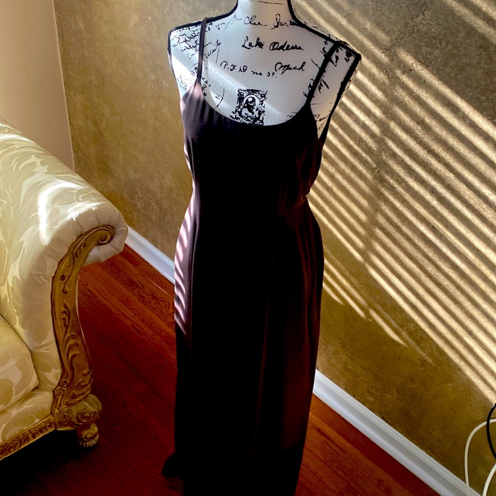 Beautiful Espresso spaghetti strap by Laura Ashley size 10